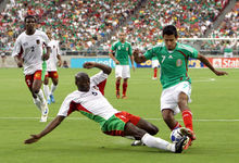 阿尔贝托·梅迪纳在赛场上